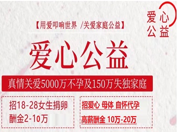 河源捐卵助孕生子 爱心志愿者招募